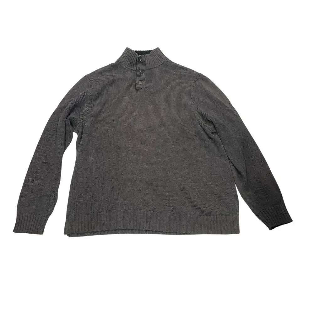 Old Navy Mock Neck Heavy Knit Pullover Sweater Size XL 90s Vintage Streetwear